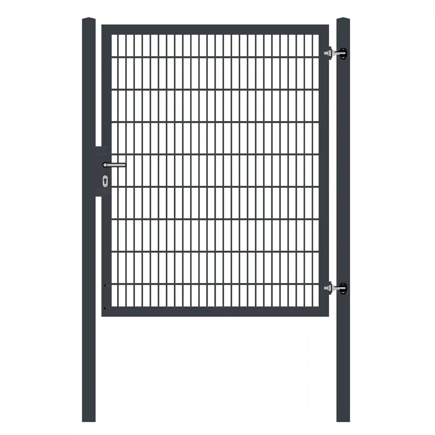 Garden gate 1-wing Premium 180° / clear width 1090mm